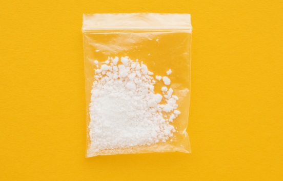 cocaine in bag
